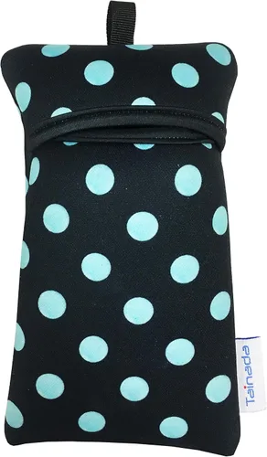 Vista 13 de Tainada Funda de neopreno a prueba de golpes para smartphone con cordón para el cuello y mosquetón para iPhone 15/14, 15/14 Pro Max, 15/14 Plus