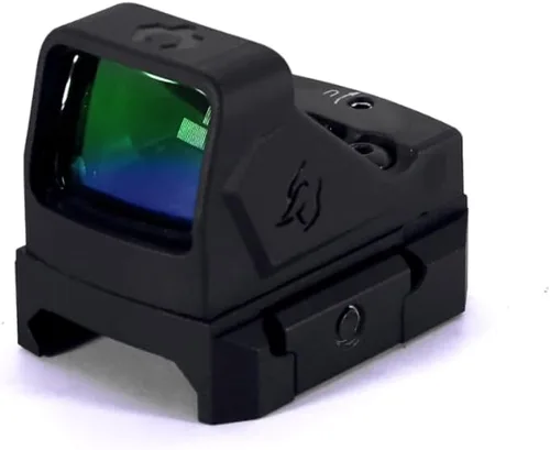 Vista 8 de Viridian RFX11 1x16 Micro Green Dot, Patrón de Montaje Shield, Polímero, Negro