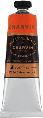 Vista 137 de Charvin Pintura acrílica profesional extrafina – verde absenta, tubo de 2.1 fl oz, pigmentos de triple fresado, resistente a la luz, pinturas