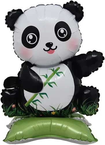 Vista 3 de Selfstand Globos de Papel de Aluminio 3D de Animales Zorro Koala León Elefante Panda Vaca Conejo Dinosaurio Triceratops, Estegosaurio, Pelota