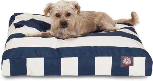 Vista 35 de Majestic Pet Cama rectangular grande para perros con rayas lavable, cama antideslizante y cómoda para mascotas, cama para perros con funda extraíble