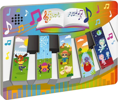 Vista 5 de Spin Master - Rompecabezas de madera con notas de piano, para familias y niños a partir de 3 años