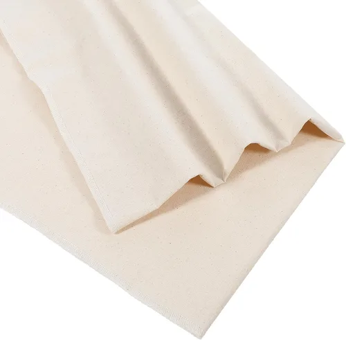 Vista 7 de Tela de muselina de algodón de 63 x 40 pulgadas, tela de lino de muselina sin blanquear, telas de muselina de algodón natural beige para coser ropa