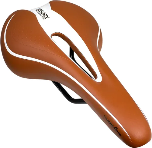 Vista 11 de Sillín GORIX para Bicicleta Cómodo con Cojín y Riel para Bicicleta de Montaña y Carretera para Hombres y Mujeres (GX-C19)