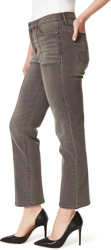 Vista 2 de Jessica Simpson Jeans rectos de tiro alto para mujer