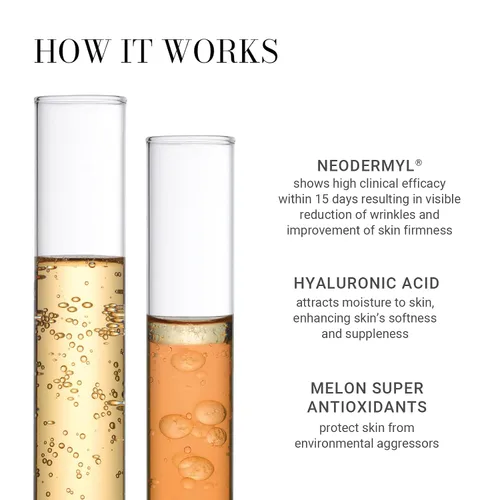 Vista 5 de Meaningful Belleza ultra levantamiento y relleno, tratamiento serum de día con orquídea y extracto de melón