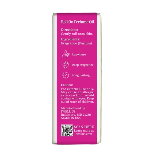 Vista 7 de Well's Oil Roll-On Perfume Oil (Polvo) De Larga Duración Sin Parabenos 0.33 Fl Oz / 10 ml