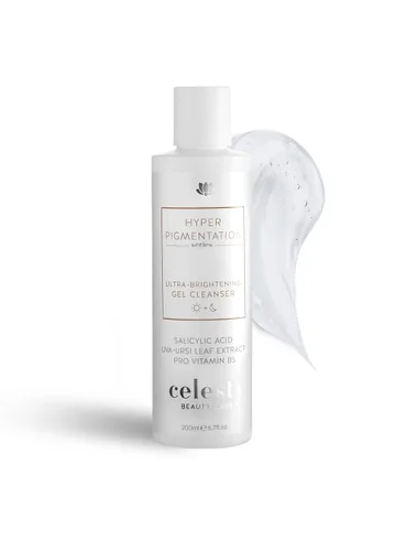 Vista 8 de Celesty Beauty - Gel limpiador facial iluminador, vitamina C, ácido glicólico (AHA), ácido salicílico (BHA), extracto de hoja de Uva Ursi Pro