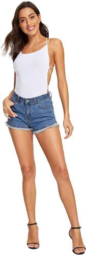 Vista 3 de Verdusa - Body sin mangas con espalda descubierta, cuello redondo y tirantes