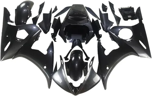 Vista 15 de Carenado para Yamaha YZF R6 2003-2005 y YZF R6S 2006-2009 (06 llamas rojas)