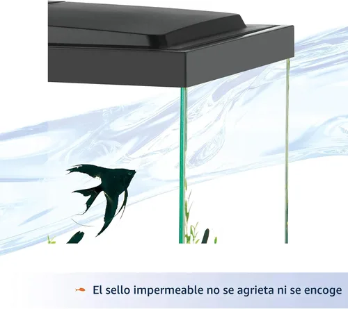 Vista 2 de Aqueon Aquarium Sellador de silicona transparente, 3 onzas Waterproof silicone sealant, 100% silicone for freshwater or saltwater tanks