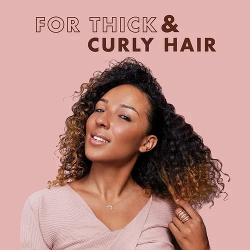 Vista 5 de SheaMoisture Hidratar y definir champú, acondicionador y leche de peinado para el cuidado del cabello rizado coco e hibisco con manteca de karité
