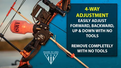 Vista 5 de AMS Bowfishing Carrete Retriever Pro - Fabricado en los Estados Unidos