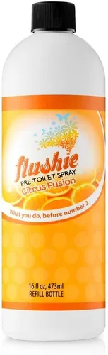 Vista 8 de Flushie - Aerosol preinodoro para desodorante de olores de inodoro... (lavanda, paquete de 2)