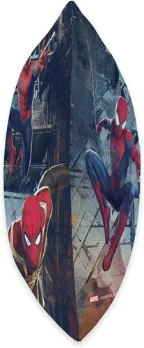 Vista 2 de Marvel Man No Way Home Spider-Men - Almohada de saltar para hombre, 16 x 16, multicolor