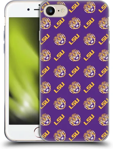 Vista 278 de Head Case Designs Funda de gel suave con licencia oficial de la Universidad Estatal de Louisiana LSU Camou compatible con Apple iPhone 7 Plus/iPhone
