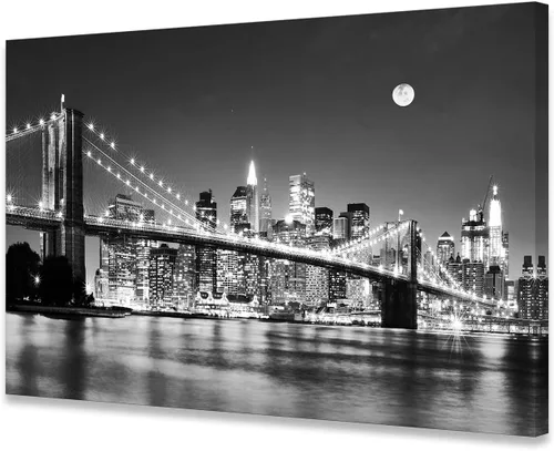 Vista 10 de Baisuart A61269 - Impresiones en lienzo de arte abstracto para pared, pinturas impresas en gris y marrón, lienzo estirado con marco de madera