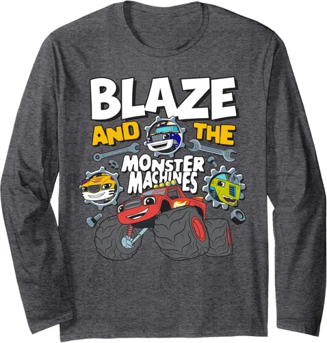 Vista 4 de Blaze & The Monster Machines Group - Camiseta de manga larga
