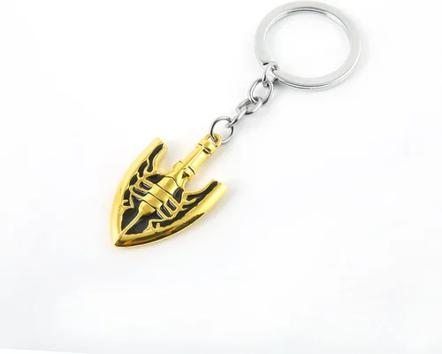Vista 4 de Mullike Anime JJBA JOJO Necklace Red Stone of Aja Necklace Stand Insect Arrow Pendant Necklace Keychain Set Gift for Men Fans Women