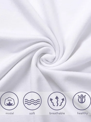 Vista 4 de WILLBOND - 3 camisetas sin mangas básicas y largas para mujer con tiras ajustables