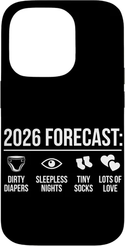 Vista 17 de Funny New Parents Future Mom Dad to Be 2026 Expecting Couple Case for iPhone 17