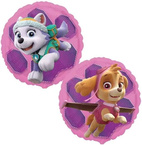 Vista 4 de Globo de Paw Patrol Skye y Everest de 18 pulgadas (cada uno)