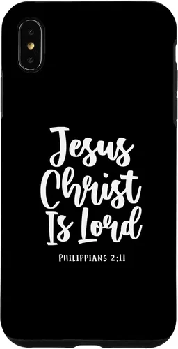Vista 7 de iPhone 15 Jesús es el Señor Filipenses 2:11 Fe Versículo de la Biblia
