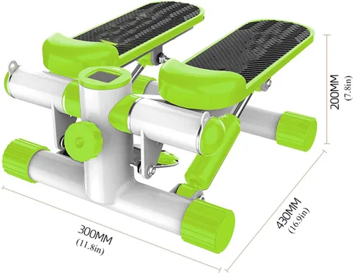 Vista 6 de YSUEFIJO Mini escalón con bandas de resistencia, equipo portátil de entrenamiento, máquina de ejercicio de fitness, máquinas de fitness aeróbico