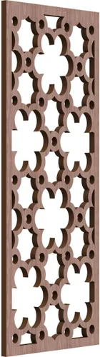 Vista 174 de 9 3/8"W x 24 3/8"H x 1/4"T Southgate Decorativos Paneles De Pared De Madera Calado, Abedul