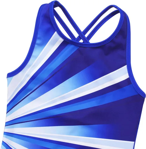 Vista 30 de MODAFANS Leotardos de gimnasia para niñas brillantes para bailar ballet, pantalones cortos con espalda cruzada