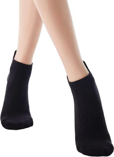 Vista 3 de UTTPLL Calcetines antideslizantes para mujeres y hombres, calcetines de yoga atléticos acolchados para pilates, calcetines de hospital con agarres