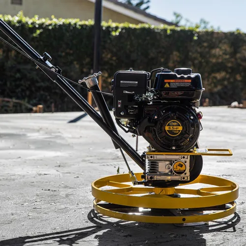 Vista 3 de Stark USA 6.5HP Soplador Trasero de Cemento con Paleta 22" Hoja de Flotador 196cc Motor a Gas para Acabado de Superficies de Concreto Liso