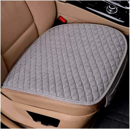Vista 19 de Funda de cojín para asiento de automóvil con bolsillo pequeño, ajuste universal, tela acolchada, alfombrilla transpirable para conducción, 2