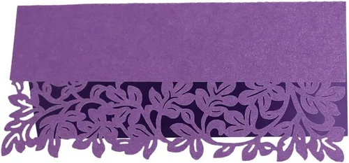 Vista 8 de Katutude Paquete de 50 tarjetas de lugar azules, tarjetas de nombre de asiento de mesa para bodas, banquetes, cenas