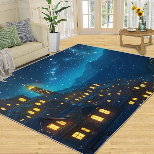 Vista 33 de Desert Dunes Rugs for Bedroom, Desert Landscape Area Rug, Natural Scenery Rugs for Living Room, Indoor Non-Slip Rug, Machine Washable Carpet for