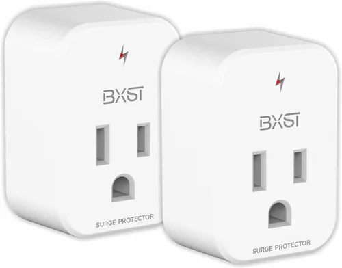 Vista 11 de BXST Protector de sobretensiones de salida única para refrigerador, protector de sobretensiones de pared pequeña, enchufe individual de 120 V, mini