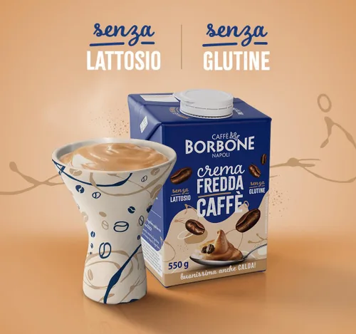 Vista 5 de Caffe Borbone Cold Cream Coffee, Crema Fredda, una sola unidad (19 onzas líquidas), bebida con sabor a café sin lactosa