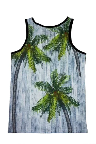 Vista 2 de Spicy Tuna Camiseta sin mangas con estampado transpirable para hombre