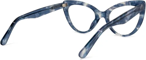 Vista 5 de Zeelool Gafas de bloqueo de luz azul de acetato de gran tamaño WA624495