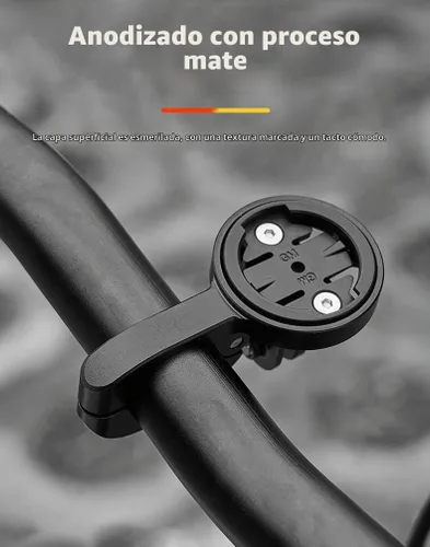 Vista 3 de Soporte de computadora GPS para barras aerodinámicas, barras TT o tri barras para bicicletas de carretera y triatlón compatible con Garmin, Wahoo