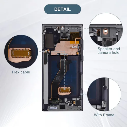 Vista 4 de Pantalla TFT compatible con Samsung Galaxy Note10+ Note 10 Plus SM-N975U SM-N975F/DS 6.8 pulgadas, pantalla táctil LCD con herramientas de huellas