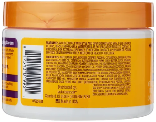Vista 2 de Cantu Crema de rizos fortalecedores de semillas de uva, 12 oz