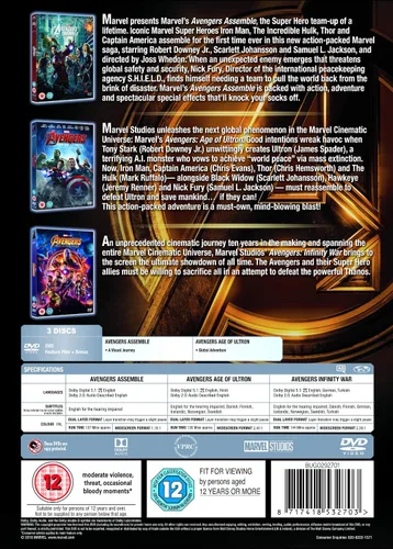 Vista 3 de Avengers Collection (1-3 Box-set) DVD