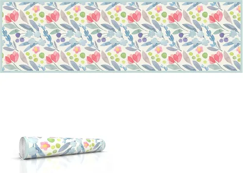 Vista 17 de Salvamanteles resistentes al calor, 32 x 10 pulgadas, protege los muebles y la encimera de platos calientes y arañazos, diseño único de un artista