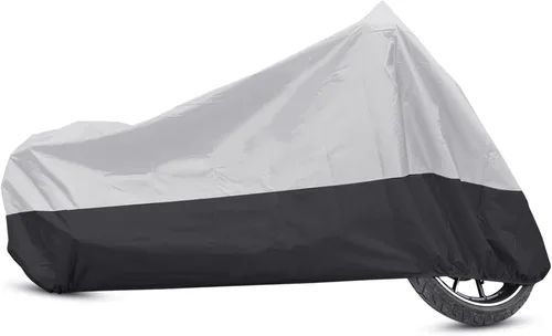Vista 15 de uxcell L 190T Protector contra Lluvia y Polvo Negro+Verde para Motocicleta y Scooter 168 cm para Harley Davidson