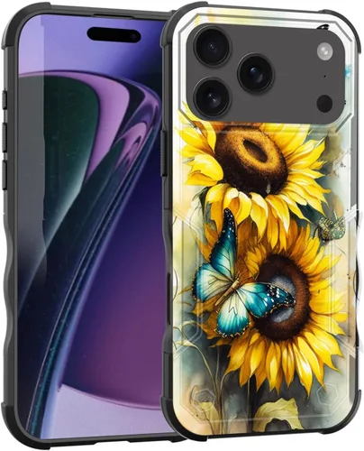 Vista 200 de Funda para iPhone Air, [doble capa] [protección contra caídas de grado militar de 10 pies] Funda resistente a prueba de golpes para iPhone Air