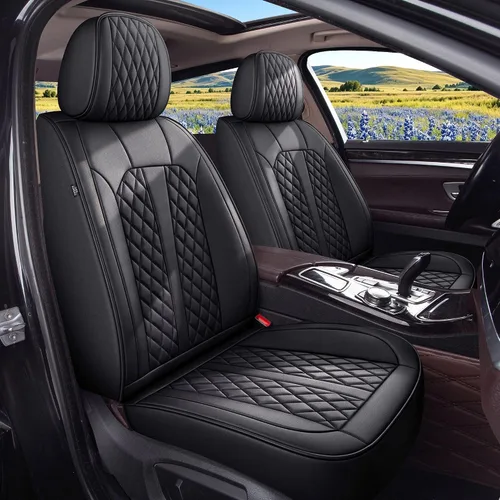 Vista 10 de IKABEVEM Fundas de asiento de coche para Subaru Impreza 2012-2026 #064 Negro y línea roja