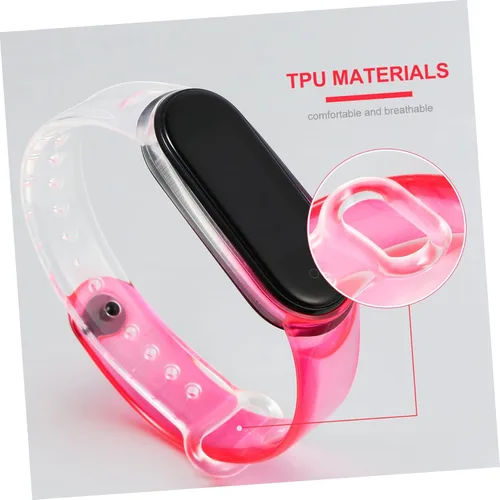 Vista 8 de TENDYCOCO 2pcs Strap Watch Transparent Tpu Component Millet 5