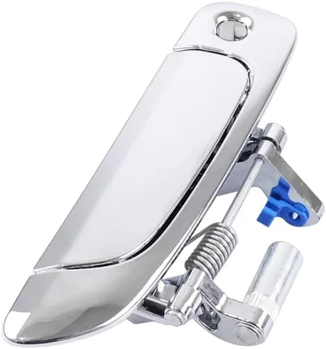 Vista 7 de Manija de puerta exterior cromada Cerradura exterior delantera trasera compatible con Honda Civic 2001 2002 2003 2004 2005 (delantera izquierda)