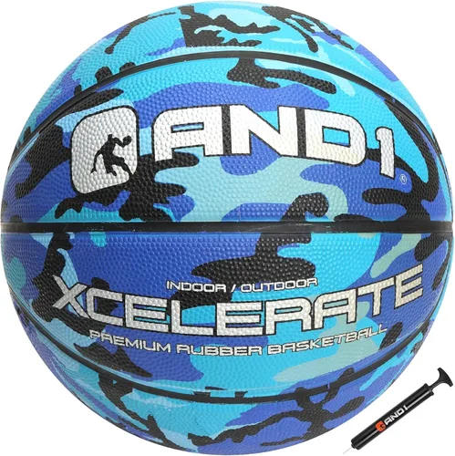 Vista 9 de AND1 Xcelerate - Balón de baloncesto de goma, tamaño reglamentario oficial Naranja